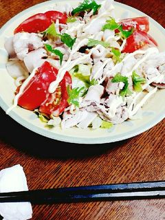 サラダうどん-レシピのメイン写真