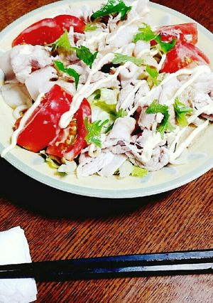 サラダうどん-レシピのメイン写真