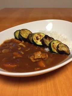 焼き茄子&ズッキーニのトマトカレー-レシピのメイン写真