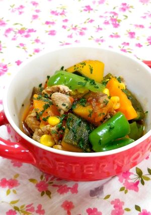 ☆夏野菜のトマト煮☆-レシピのメイン写真