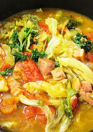 キャベツとベーコンの蒸し煮-レシピのメイン写真