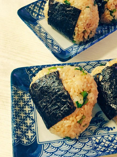 アシタバおにぎり♪-レシピのメイン写真