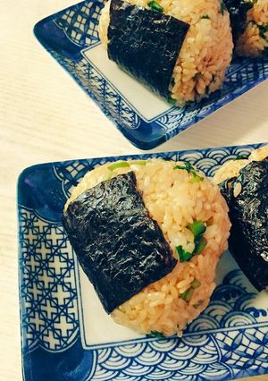 アシタバおにぎり♪-レシピのメイン写真