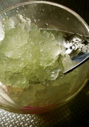 ジップロックで炭酸ジュースの簡単かき氷♪-レシピのメイン写真