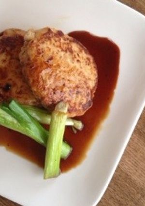 すっごくふんわりなヘルシー鶏胸ハンバーグ-レシピのメイン写真