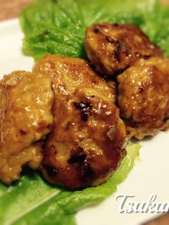 定番♪豆腐入りつくねの照焼き♡-レシピのメイン写真