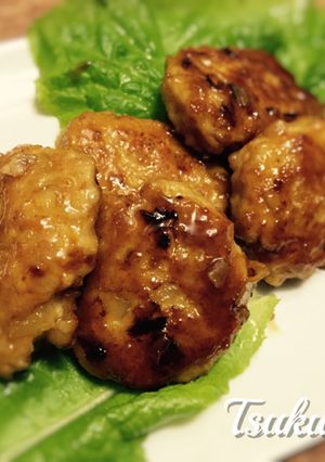 定番♪豆腐入りつくねの照焼き♡-レシピのメイン写真