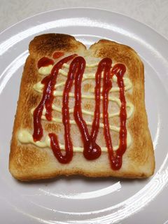 ケチャップマヨネーズトースト-レシピのメイン写真