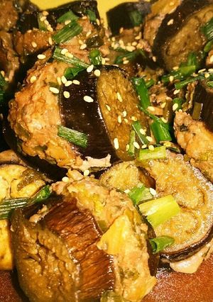 なすの青じそ風味 はさみ煮-レシピのメイン写真