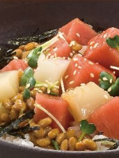 いかとまぐろの納豆丼-レシピのメイン写真