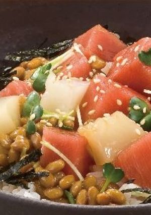 いかとまぐろの納豆丼-レシピのメイン写真