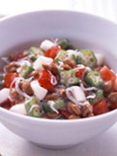 オクラと長いもと納豆のねばねば丼-レシピのメイン写真