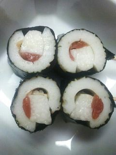 簡単☆ちくわで長芋と梅肉ののり巻き-レシピのメイン写真