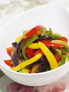 お弁当のおかず★夏野菜の彩り塩きんぴら-レシピのメイン写真