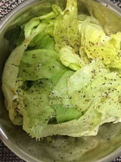 簡単!レタスのサラダ-レシピのメイン写真