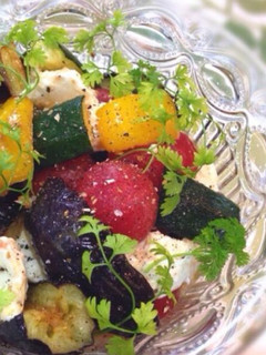 夏野菜とモッツァレラチーズのサラダ-レシピのメイン写真