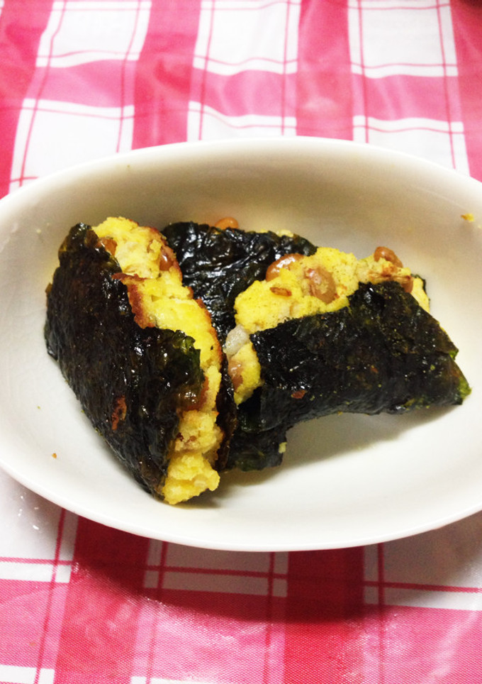 おからと納豆の磯辺焼き-レシピのメイン写真