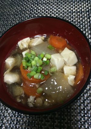 野菜と生姜タップリ和風あんかけスープ-レシピのメイン写真