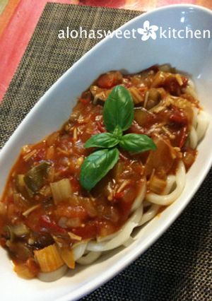 夏野菜たっぷりカレーうどん-レシピのメイン写真