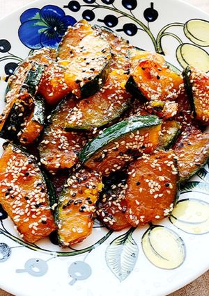 お弁当の一品にも！かぼちゃの照り焼き♡-レシピのメイン写真