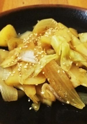 フライパンであっさり和風の蒸し野菜♪-レシピのメイン写真