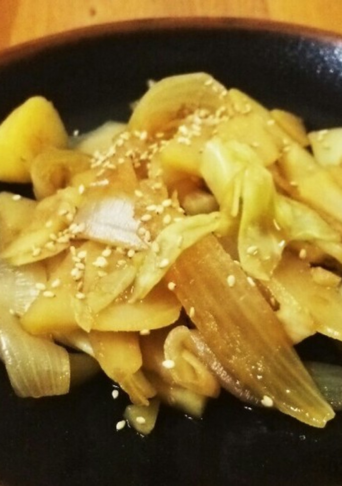 フライパンであっさり和風の蒸し野菜♪-レシピのメイン写真