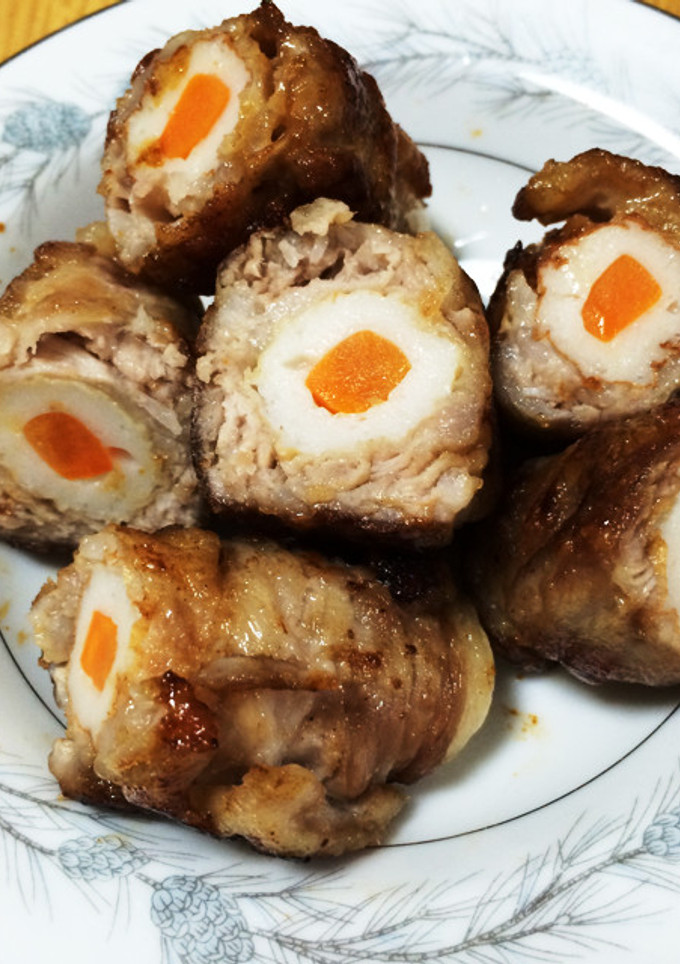 味付け簡単！ちくわの豚こま焼き-レシピのメイン写真