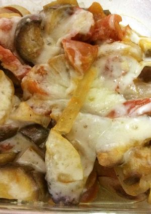 なすとトマトのチーズ焼き-レシピのメイン写真