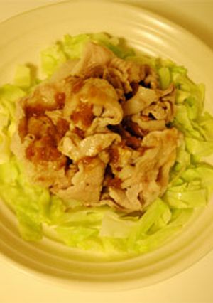 梅醤油をドレッシングに-レシピのメイン写真