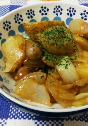 フライドポテト～ガリバタ醤油炒め～-レシピのメイン写真