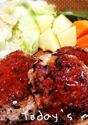 簡単*豆腐+ひじきハンバーグ*-レシピのメイン写真