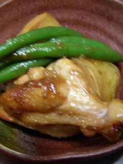 焼肉のたれで手羽元と新じゃがの甘辛煮-レシピのメイン写真