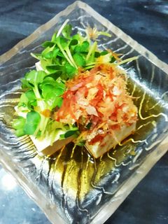 生姜とカイワレおかかの冷奴☆-レシピのメイン写真