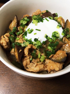 豚バラとナスのピリ辛丼☆-レシピのメイン写真