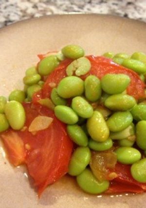 トマトと枝豆のスピード炒め-レシピのメイン写真