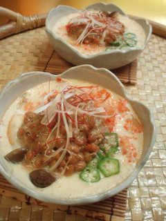納豆DE豚キムチ茶碗蒸し-レシピのメイン写真