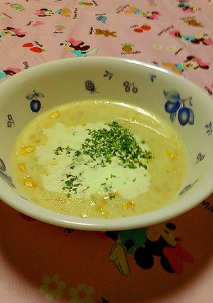 調理室ﾖﾘ～保育園ｺｰﾝｸﾘｰﾑｽｰﾌﾟ-レシピのメイン写真