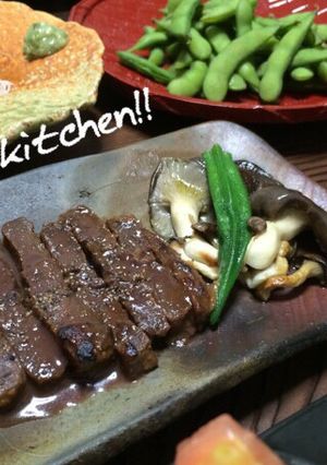こりゃ旨！味噌漬け肉のステーキ-レシピのメイン写真