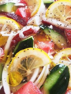 タコと野菜のマリネ風サラダ-レシピのメイン写真