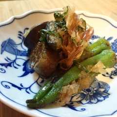 รูปของ とっても簡単！ナスとおくらの焼き浸し