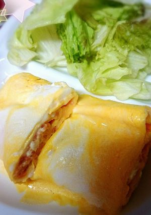 超簡単１品時短料理！鮭マヨの厚焼き玉子-レシピのメイン写真
