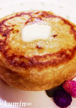 豆腐と豆乳でふかふか♪パンケーキ-レシピのメイン写真