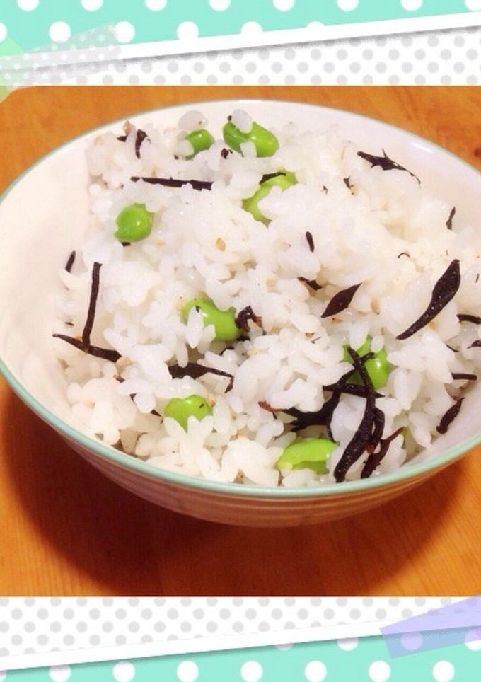 枝豆とひじきのごはん-レシピのメイン写真