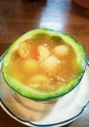 まるごとメロンゼリー-レシピのメイン写真