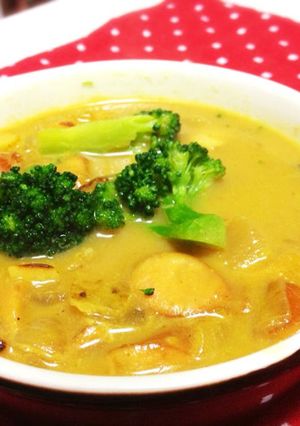 皮付き新じゃがのカレークラムチャウダー-レシピのメイン写真