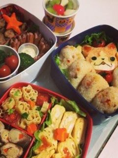 運動会♡親子弁当妖怪ウォッチ-レシピのメイン写真