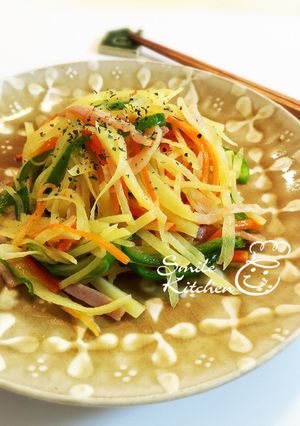 ＊＊栄養満点＊＊じゃがいも細切り炒め-レシピのメイン写真