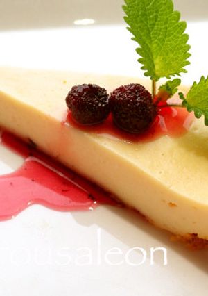 フライパンで焼くチーズケーキ　2015-レシピのメイン写真