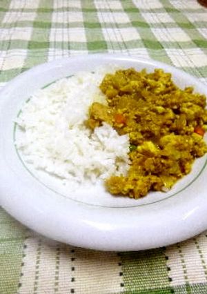 シーチキンLと豆腐のヘルシーキーマカレー-レシピのメイン写真