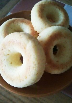 しっとりふわふわ♪焼きドーナツ-レシピのメイン写真